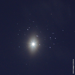 Venus near M45
